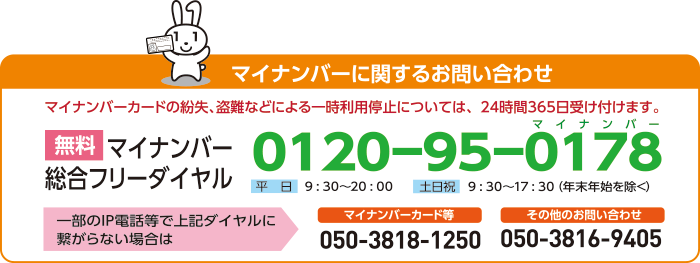 マイナンバーに関するお問い合わせ